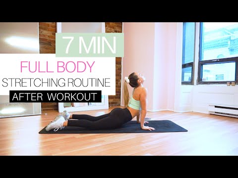 7 MIN STRETCHING EXERCISES AFTER WORKOUT | FULL BODY COOL DOWN FOR RELAXATION & FLEXIBILITY