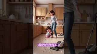 【1歳児あるある】ママの邪魔ばかりする理由が可愛すぎた😂  #映画 #無添加 #育児