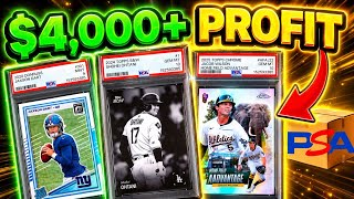 I Made Over $4,000 Grading THESE Sports Cards... Here's How I Did It