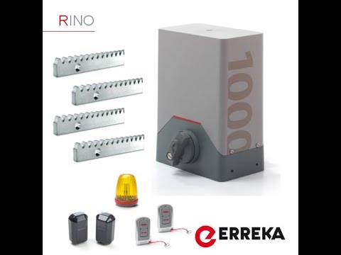Какво съдържа мотор за  плъзгащи врати ERREKA RINO