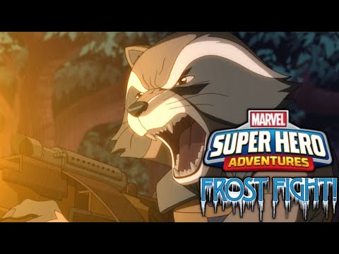 Rocket & Groot arrive at Alfheim and get attacked. | Super Hero Adventures: Frost Fight!