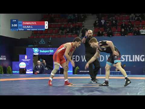 1/2 FS - 74 kg: R. ZHAMALOV (RUS) v. G. SULAVA (GEO)