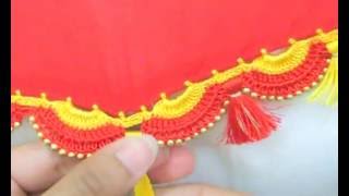 How to do saree kuchu or tassel with silk thread !