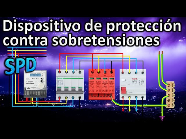 Vídeo relacionado con DEWIN Dispositivo de protección contra sobretensiones, 2P 40KA Dispositivo de pararrayos fotovoltaico DC 1000V Protector contra sobretensiones Dispositivo de protección contra rayos Carril DIN de 35mm