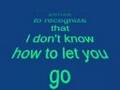 Sarah Mclachlan - I Dont Know How To Let You Go