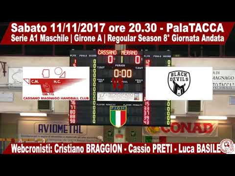 2017/11/11 Cassano Magnago HC vs Merano 20-28 handball pallamano