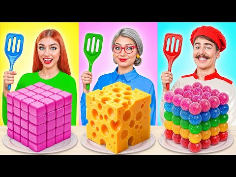 Me vs Grandma Cooking Challenge | Crazy Hacks and Recipes by Multi DO Challenge