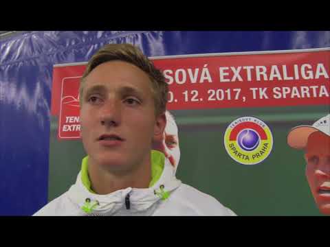Ondřej Štyler po porážce v deblu v semifinále Bonver tenisové extraligy 2017