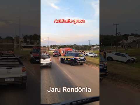 Acidente grave em Jaru Rondônia