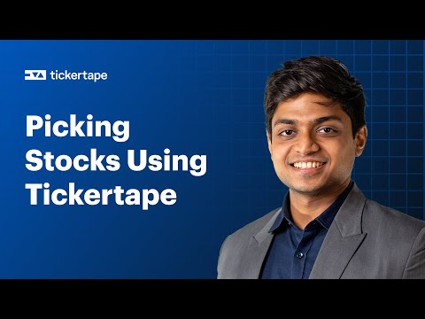 How to pick stocks using Tickertape | Stock Market Investing for Beginners
