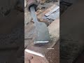 blacksmith trims the end of grass blades #gardeningtools #metalart #blacksmithing #ironcraft #fypシ