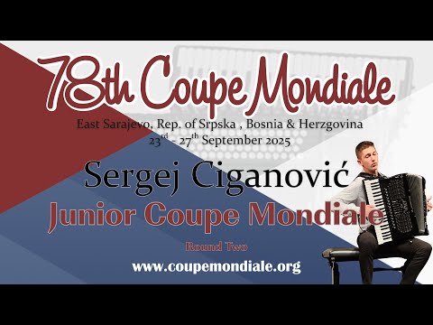 Sergej Ciganović - Bosnia and Herzegovina - Junior Coupe Mondiale 2025 - Round 2