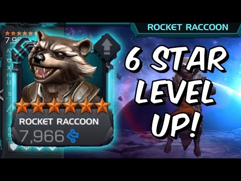 6 Star Rocket Raccoon Level Up, Abilities & Gameplay! - Marvel Contest Of Champions