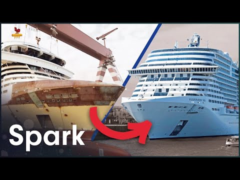 How Do They Build The World's Biggest Cruise Ships?