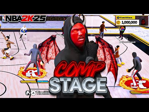 TAKING OVER THE COMP STAGE WITH MY "EYESO LOCKDOWN" BUILD IN NBA2K25!! (MUST WATCH...)