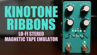 Video thumbnail for Kinotone Ribbons Lo-Fi Stereo Magnetic Tape Emulator | Demo by Doug Hanson