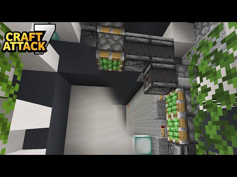 Super Kompakte & Schnelle 3x3 Piston Tür! - CraftAttack 7!