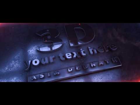 Cinematic epic title intro - After Effects and Element 3D tutorial part-2 II Asim Debnath II 2019