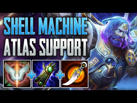 SAVING LIVES! Atlas Support Gameplay (SMITE Conquest A-Z)