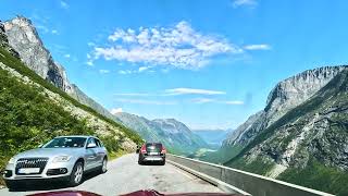 Trollstigen Descent: White-Knuckle Drive Down Norway's Most Epic Road!