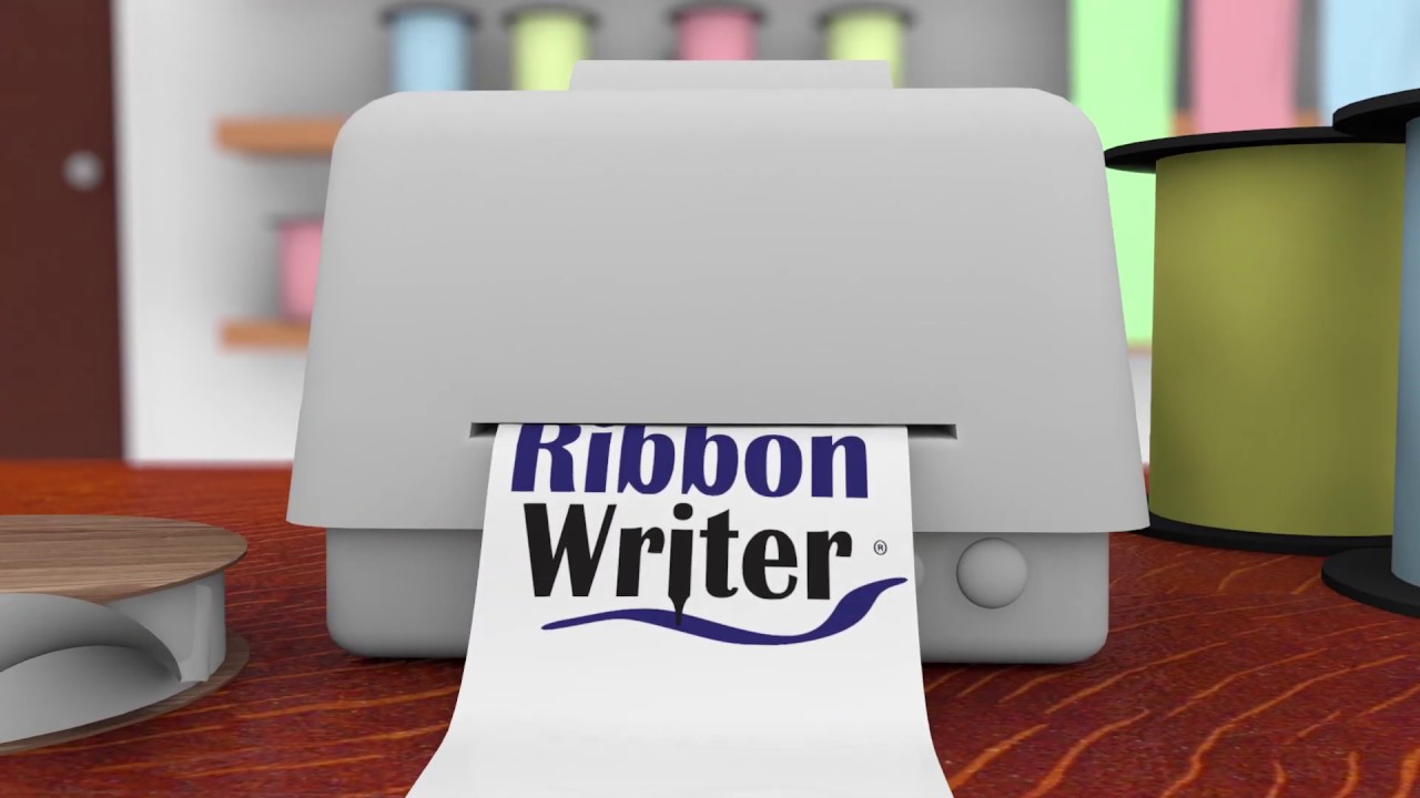 Print onto narrow ribbon - Deluxe Label Master