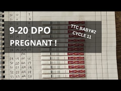 9-20 DPO | TTC #2 CYCLE 11 | POSITIVE CYCLE! (ovulation & pregnancy tests)  JessssLife