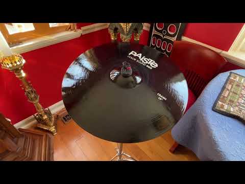 Paiste 19" Color Sound 900 Series Heavy Crash Cymbal 2017 - Present - Black image 10