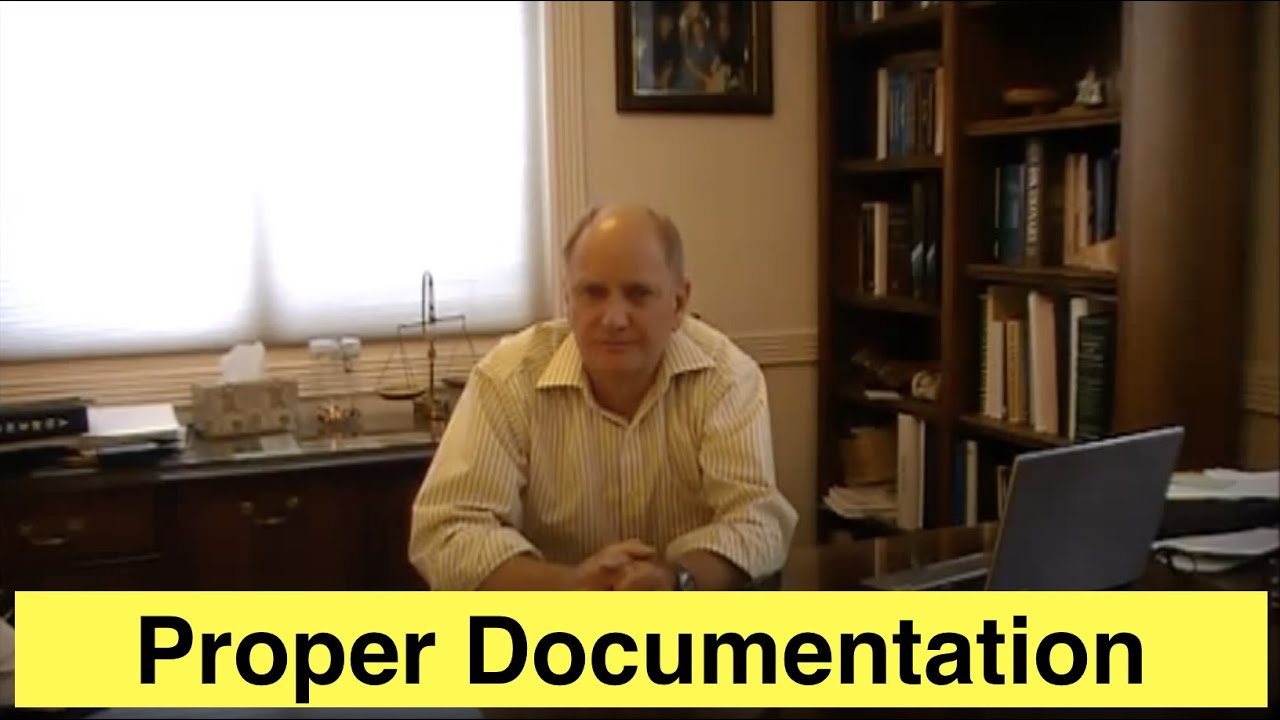 Properly Documenting Transactions