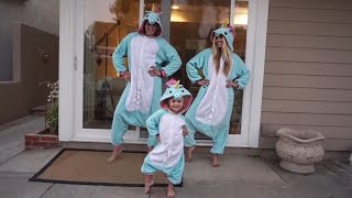 JUJU ON DAT BEAT IN UNICORN ONESIES VLOG | COLE LABRANT, SAVANNAH SOUTAS, & EVERLEIGH