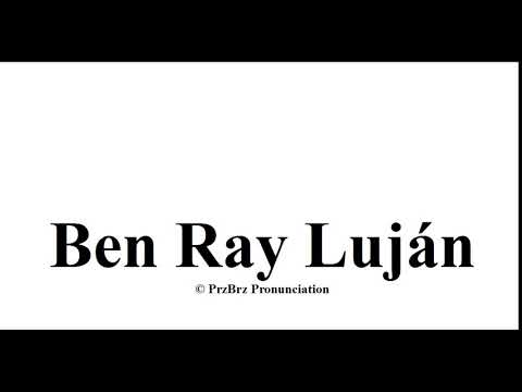 🔥 Ben Ray Luján pronunciation = How to Pronounce like PrzBrz