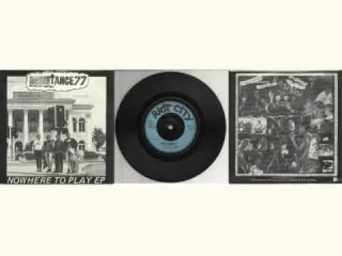 RESISTANCE 77 - Nowhere To Play EP - UK PUNK VINYL