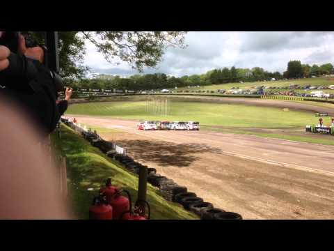 World RX Rallycross 2014 Lydden Hill Supercar Start 3