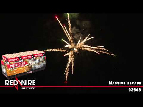 Massive Escape 75-Schuss-Feuerwerkverbund (Stahlkäfig) von Lesli