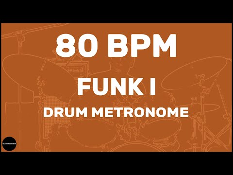 Funk | Drum Metronome Loop | 80 BPM