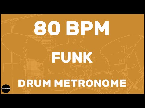 Funk | Drum Metronome Loop | 80 BPM