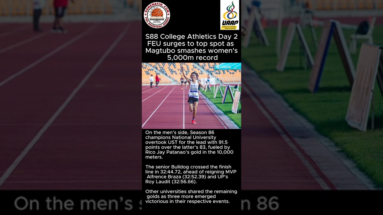 UAAP College Track and Field: Edna Magtubo of FEU sets new meet record in 5000-meter run