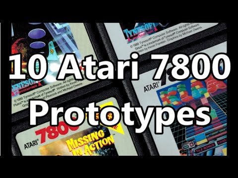 10 Atari 7800 Prototypes in 1 Video - The No Swear Gamer