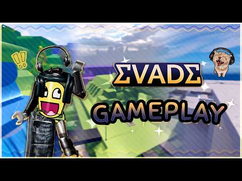 Casual Gameplay | GAMEPLAY#3 | Frutiger Drab, Rooftops, Brutalist Void #evade #roblox #evadegameplay
