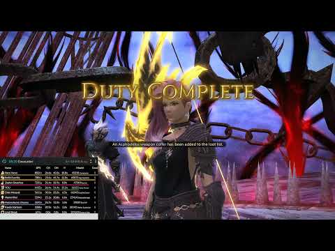 (FFXIV) Asphodelos: The Fourth Cicle (Savage) (P4S) (Part 2)- Bard PoV [7,345rDPS] Kill time 8:20 (f