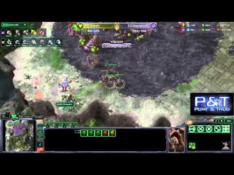 Dayshi vs Stephano TvZ SC2 StarCraft 2  pro blizzasc2 dota esport lol highlights
