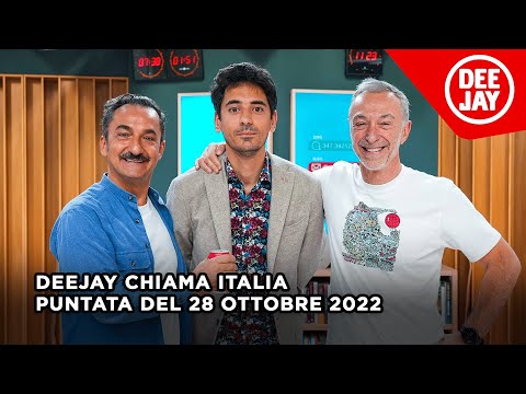 Deejay Chiama Italia - Puntata del 28 ottobre 2022 / Ospite Valerio Lundini