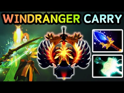 🔥 NEW PATCH 7.40b WINDRANGER CARRY ONE TARGET, NO ESCAPE | DOTA 2 GAMEPLAY 🔥