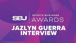Social Media Star Jazlyn Guerra at 2025 Sports Business Awards Red Carpet