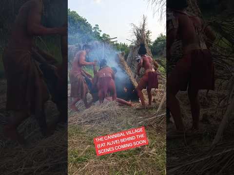 THE CANNIBAL VILLAGE BEHIND THE SCENES #viralvideo