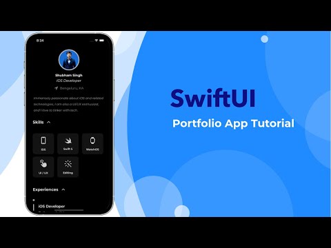 SwiftUI Basics - Portfolio app Tutorial thumbnail