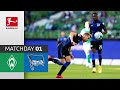 SV Werder Bremen - Hertha Berlin 1-4 | Highlights | Matchday 1 – Bundesliga 2020/21