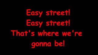 Video thumbnail of "Annie Jr - Easy Street with Lyrics"