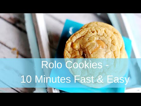 Rolo Cookies | In 10 Minutes Fast and Easy