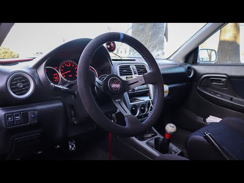 02 WRX NRG QUICK RELEASE/ DND STEERING WHEEL INSTALL, Horn work!