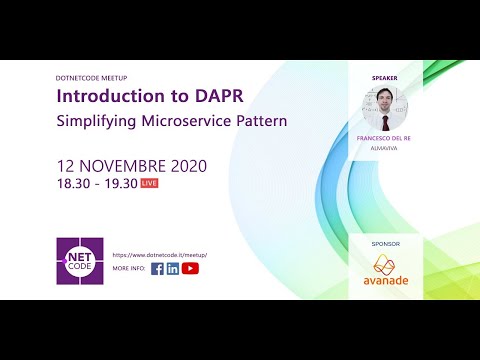 Introduction to DAPR - Simplifying Microservice Pattern